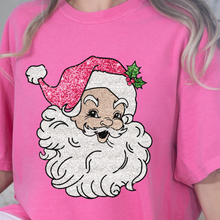 Load image into Gallery viewer, Pink Santa DTF Print