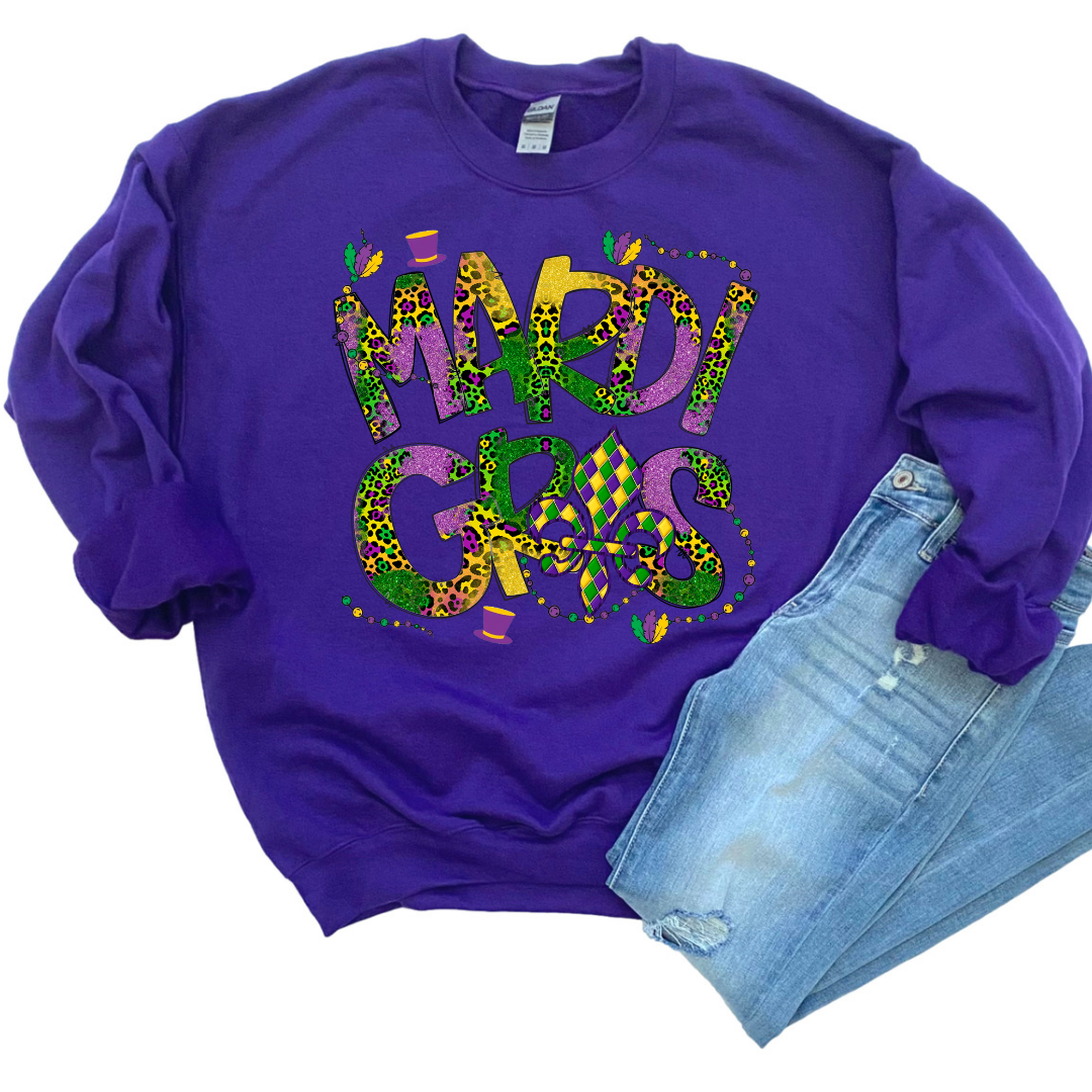 Mardi Gras Season DTF Print Crawford Country Store