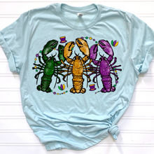 Load image into Gallery viewer, Mardi Gras Crawfish DTF Print