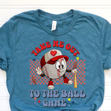 To The Ball Game DTF Print