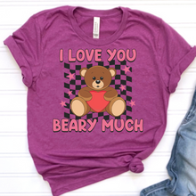 Load image into Gallery viewer, I Love You Beary Much DTF Print