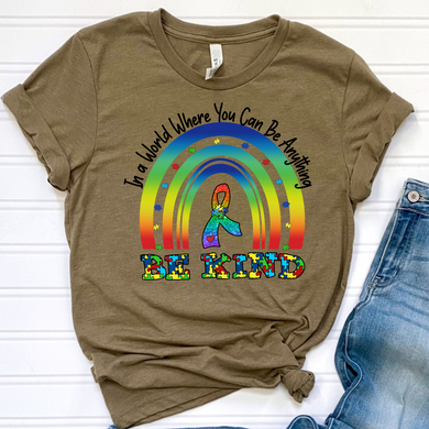 Be Kind Rainbow DTF Print