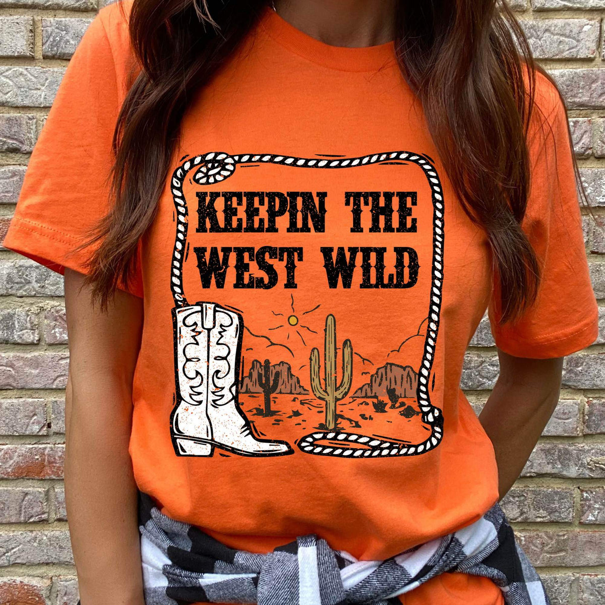 Keepin the West Wild DTF Print Crawford Country Store