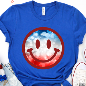 USA Smiley DTF Print