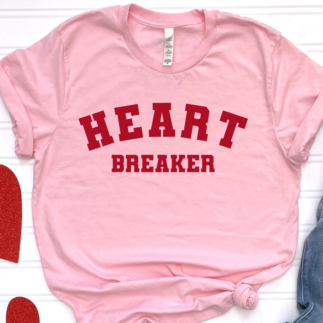 Heart Breaker Red DTF Print