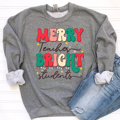 Merry Teacher DTF Print