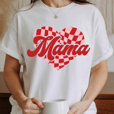 Checkered Mama DTF Print