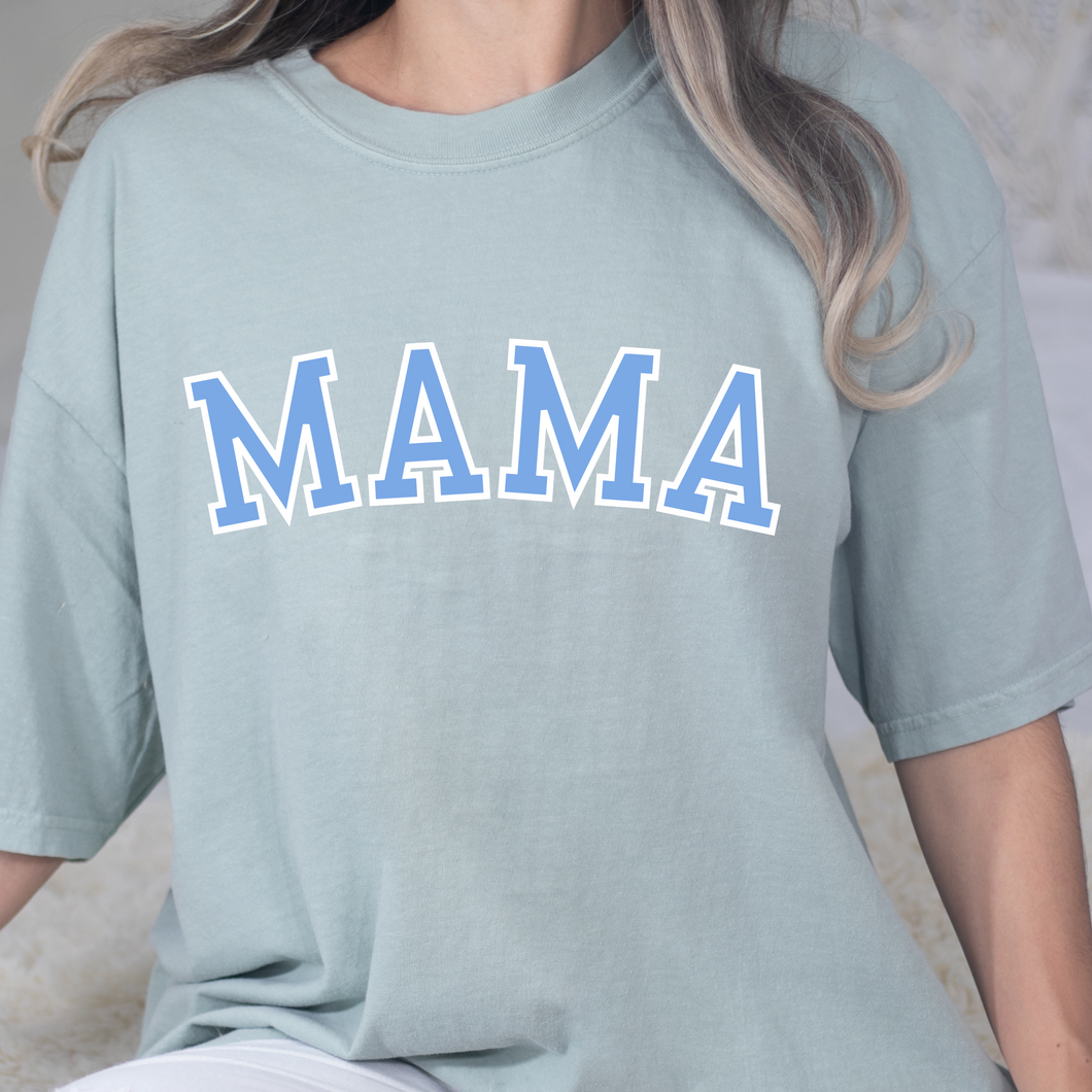 Blue Mama DTF Print