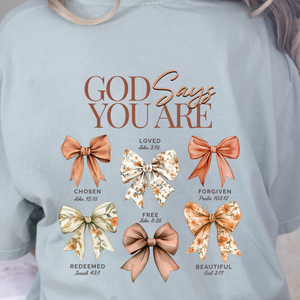 God Says You Are Set DTF Print