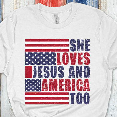 She Loves Jesus DTF Print