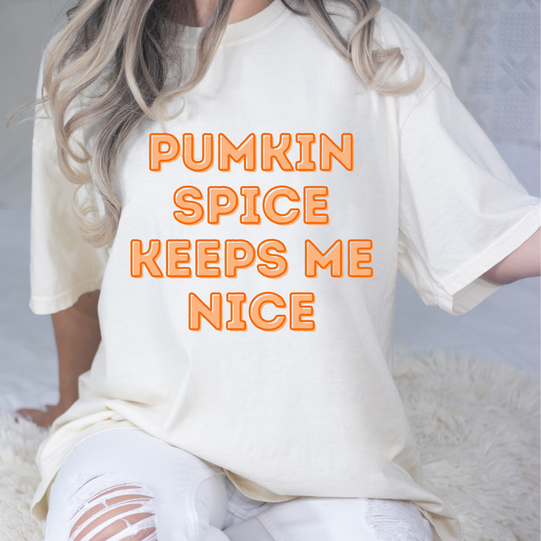 Pumpkin Spice DTF Print