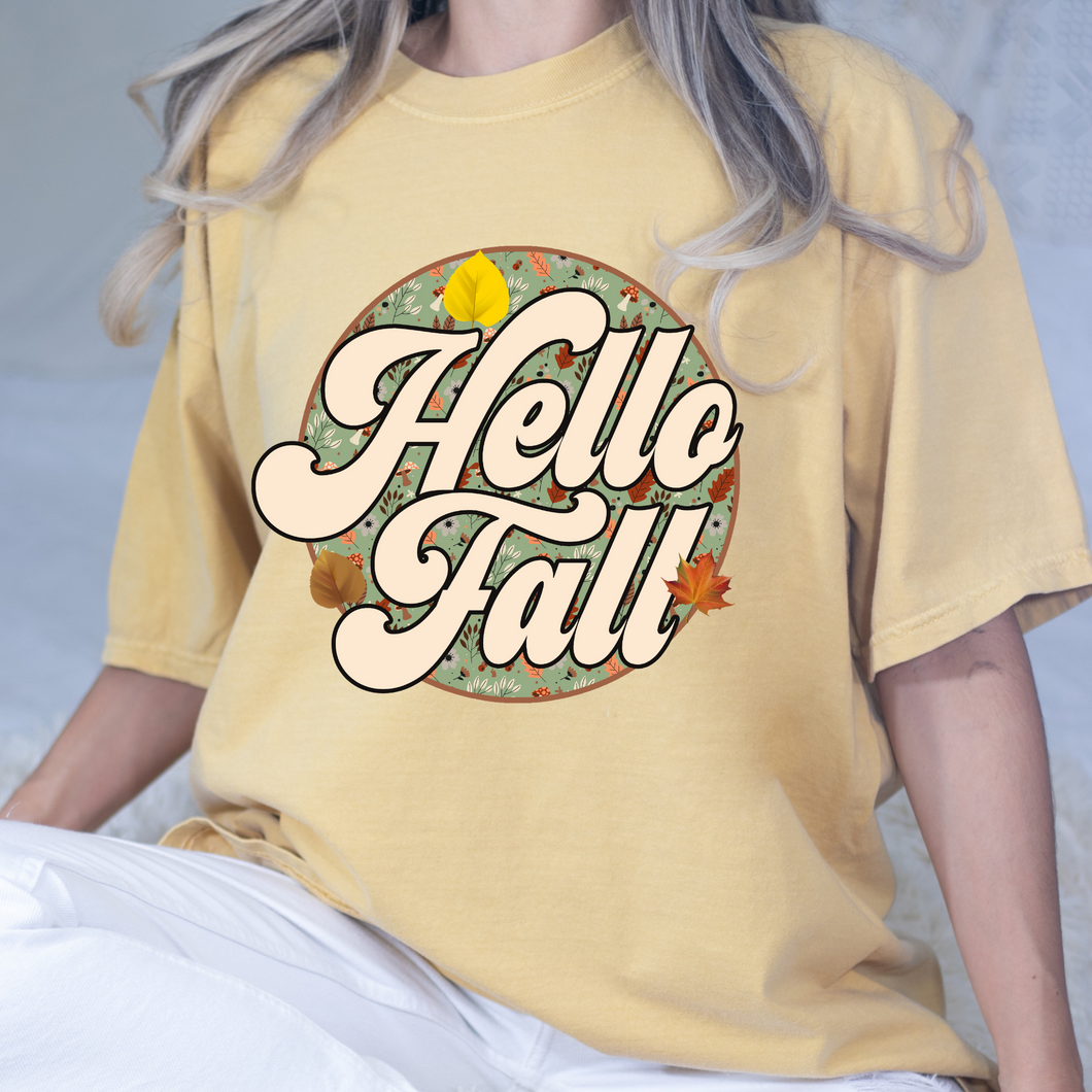 Hello Fall DTF Print