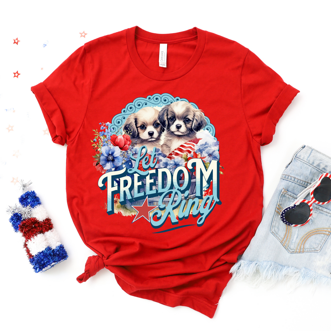 Let Freedom Ring DTF Print