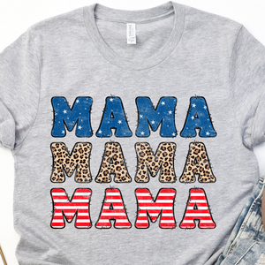 Mama Patriotic DTF Print