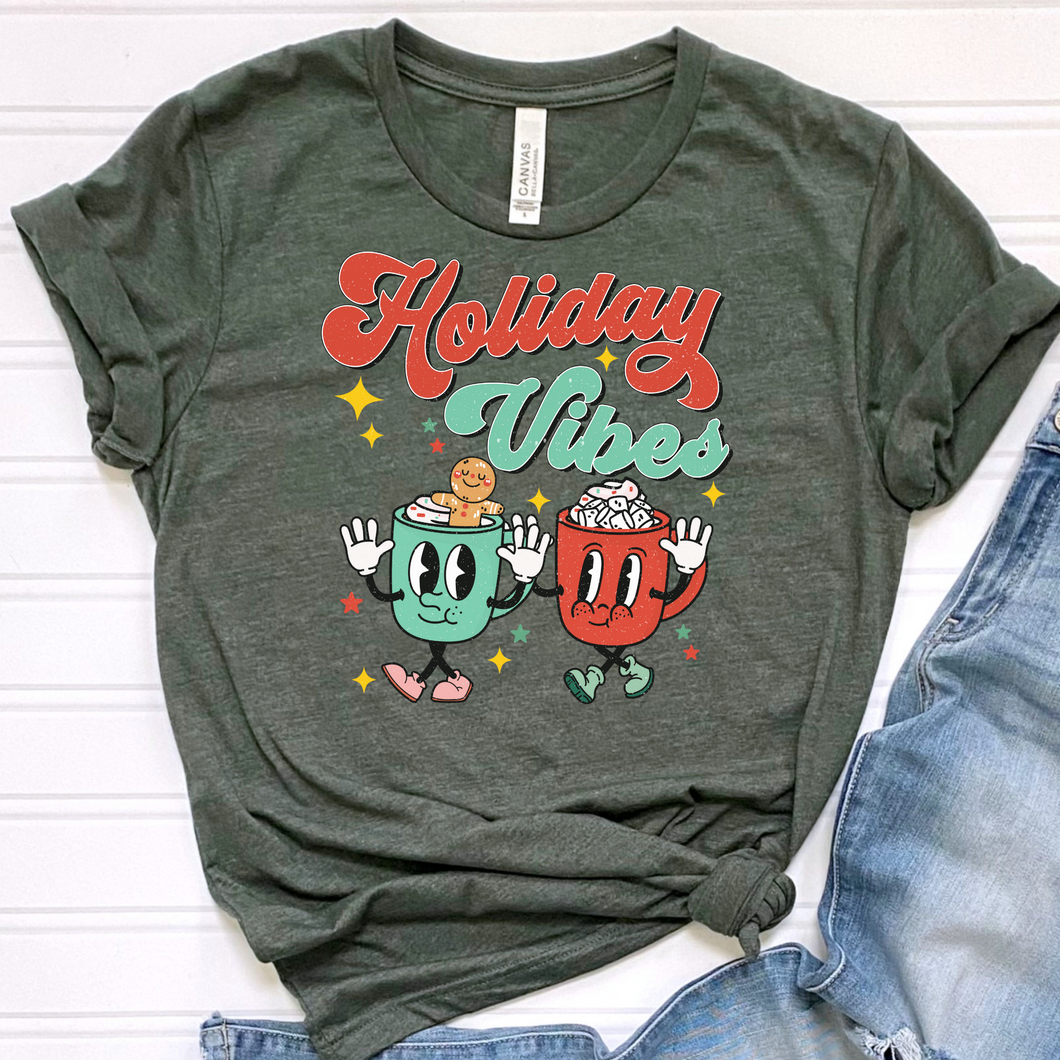 Holiday Vibes DTF Print