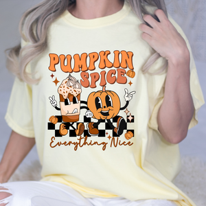 Pumpkin Spice DTF Print