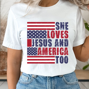 She Loves Jesus DTF Print