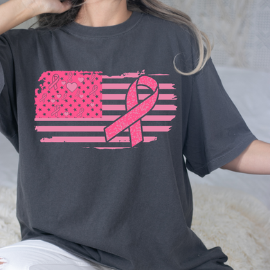 Breast Cancer Flag 2 DTF Print