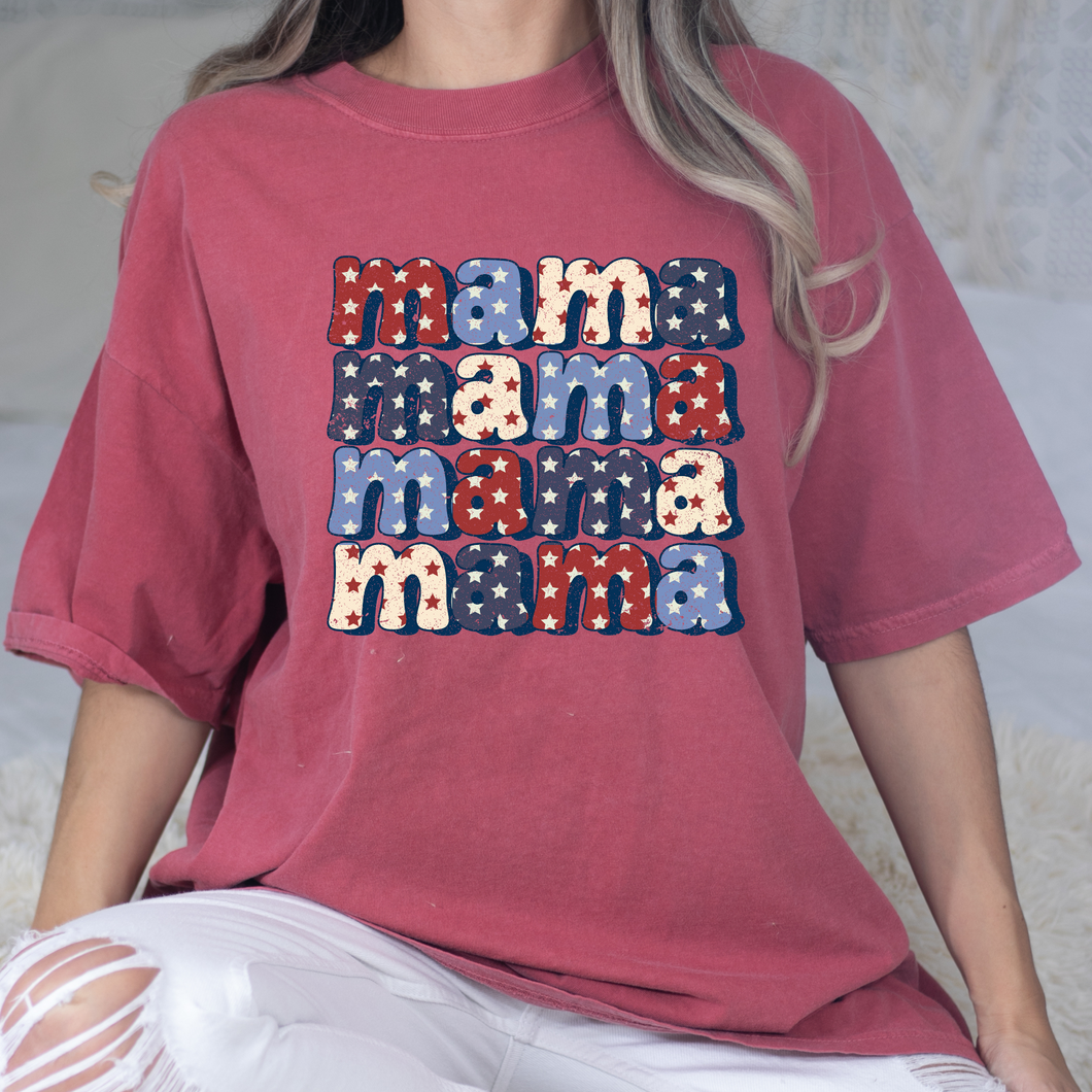 Patriotic Mama DTF Print