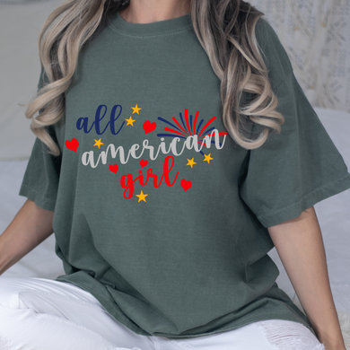 All American Girl DTF Print