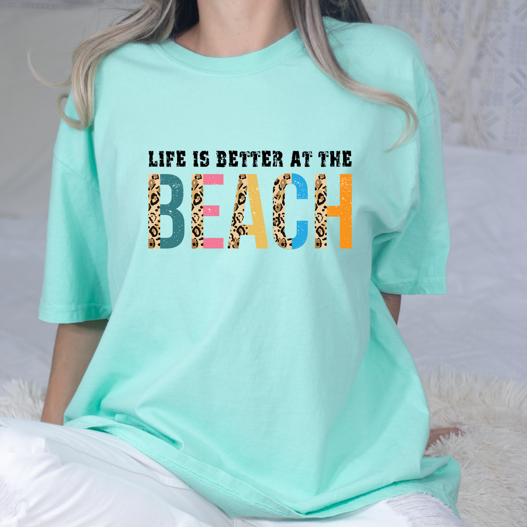 The Beach DTF Print