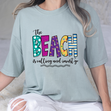 The Beach Is Calling DTF Print