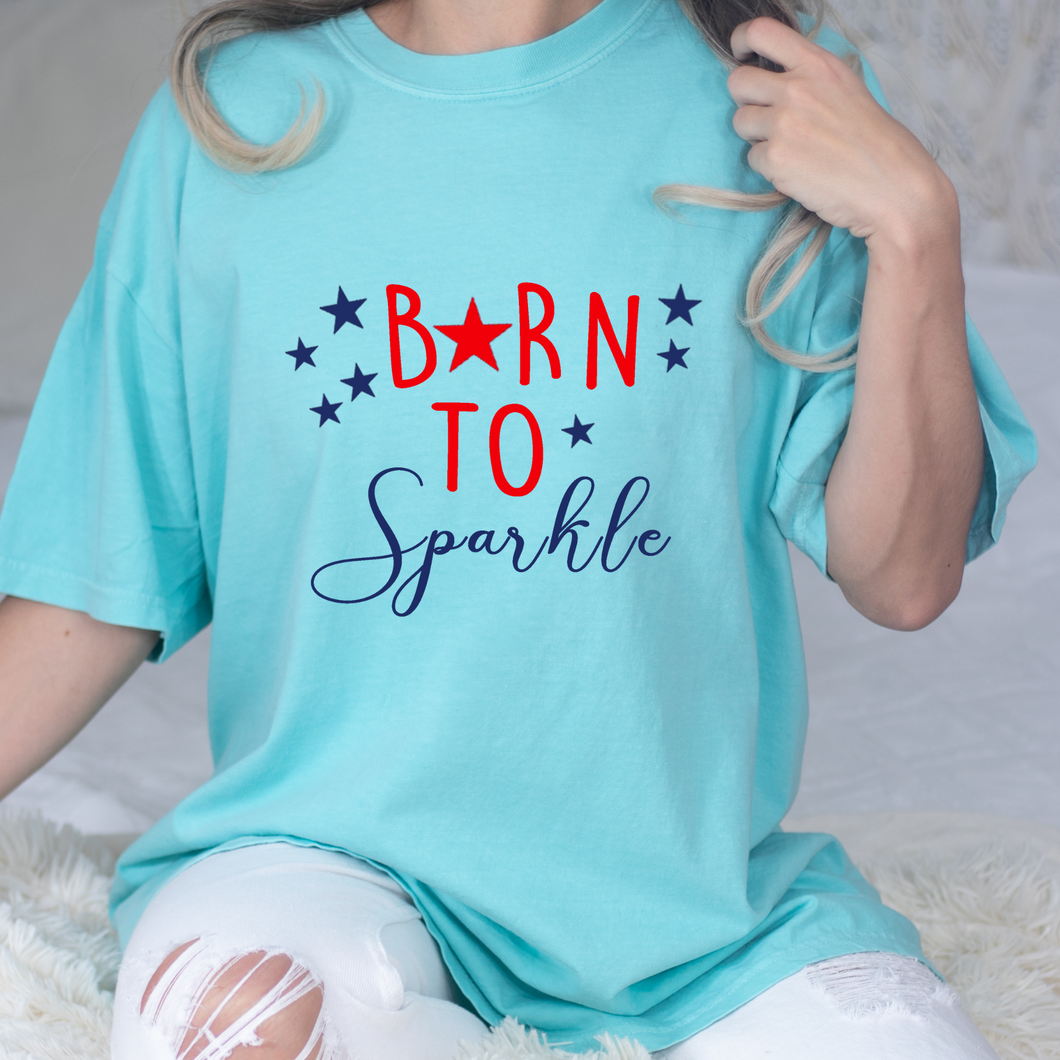 Born To Sparkle DTF Print