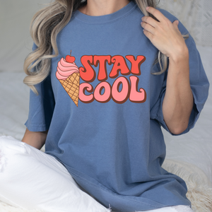 Stay Cool Ice Cream DTF Print