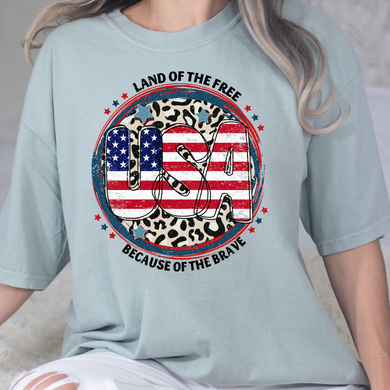 Land Of The Free DTF Print