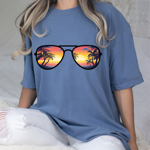 Summer sunglasses DTF Print