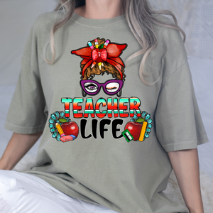 Teacher Life 3 DTF Print