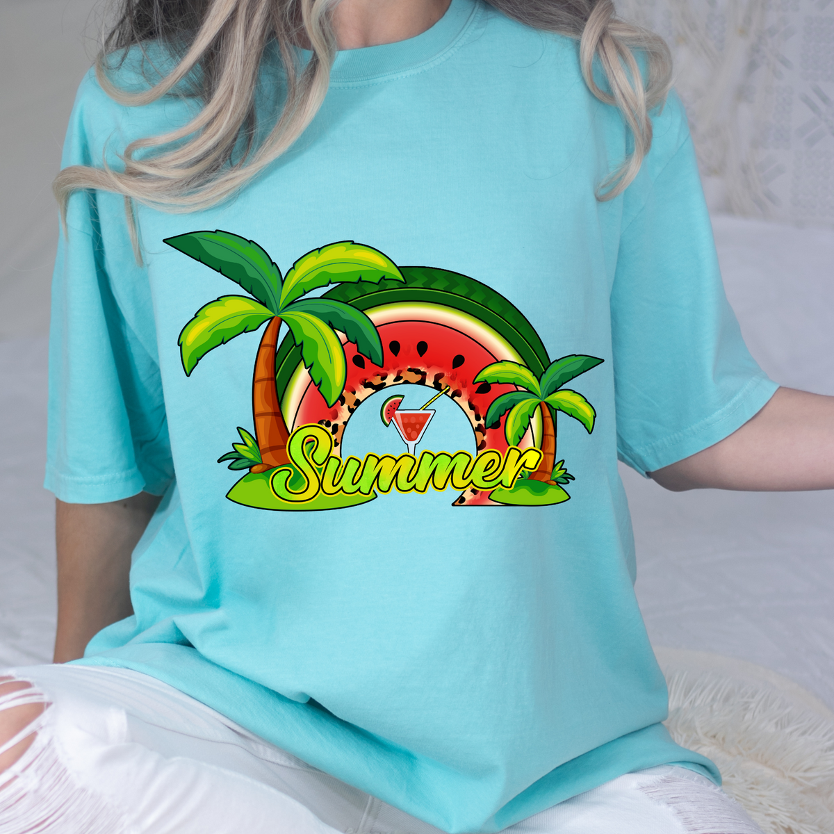 Summer Watermelon DTF Print Crawford Country Store