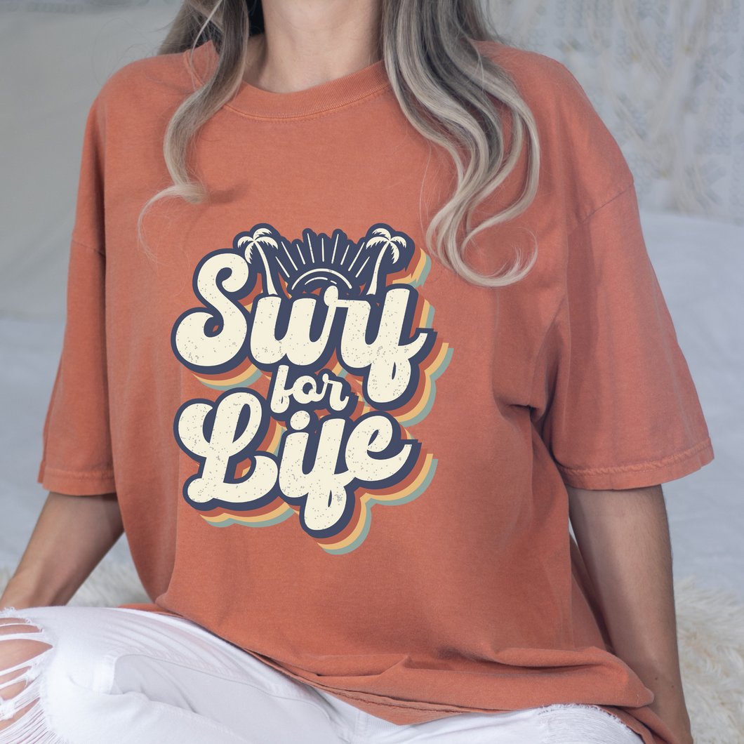 Surf For Life DTF Print