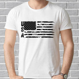 USA Flag DTF Print