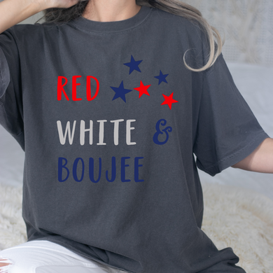 Red White & Boujee DTF Print