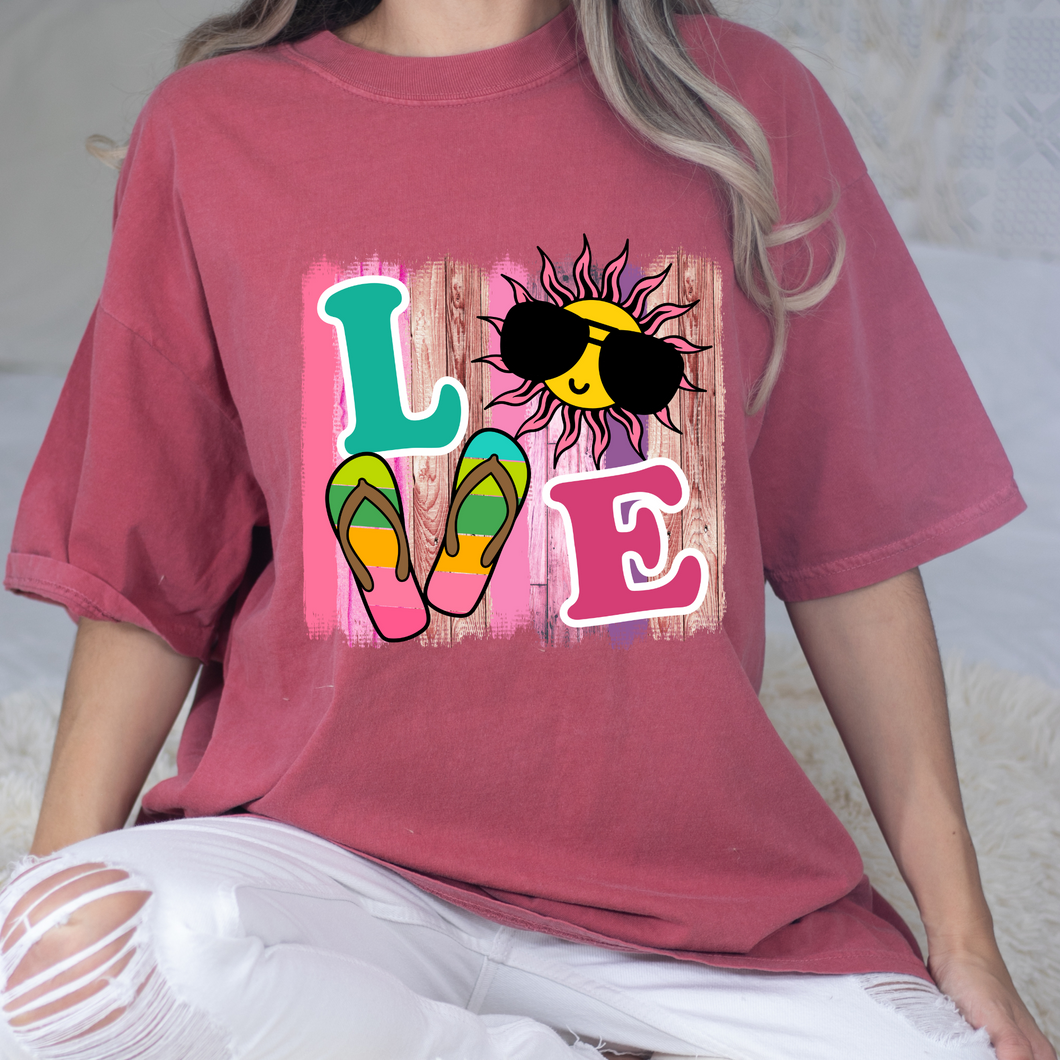 Sun Love DTF Print