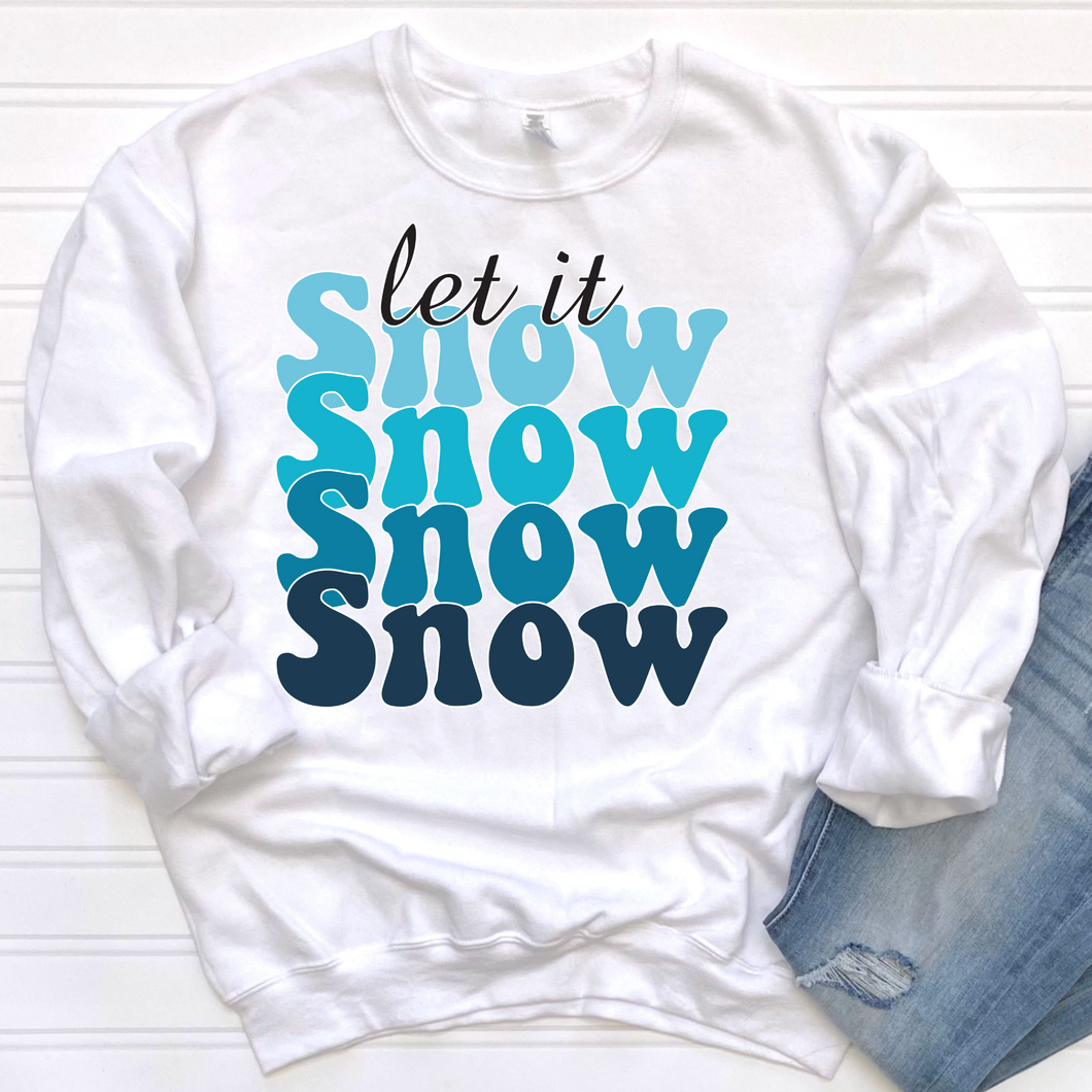 Let it Snow DTF Print