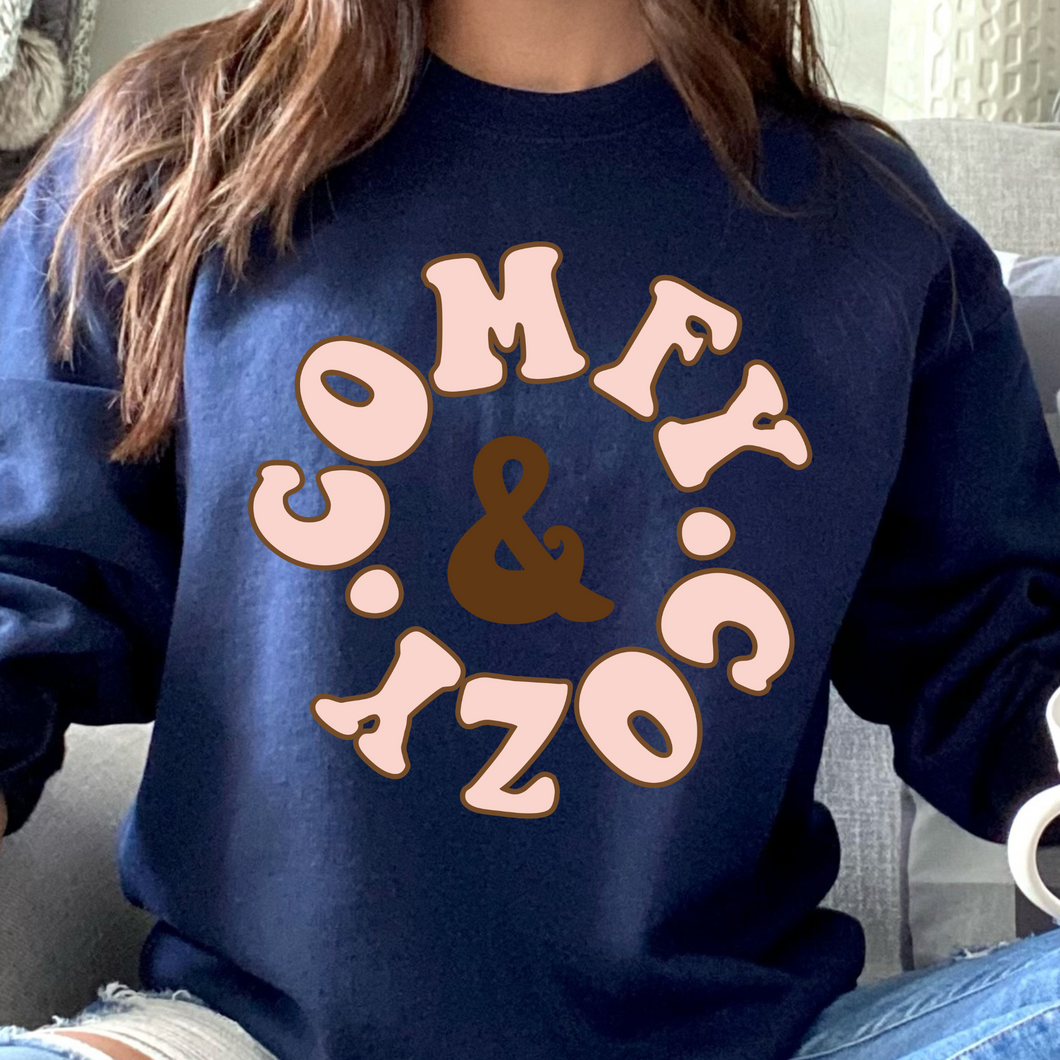 Comfy and Cozy DTF Print