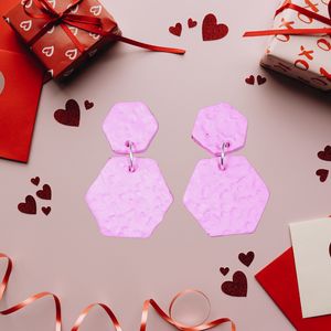 Dear Valentine Studs Earrings- Blush