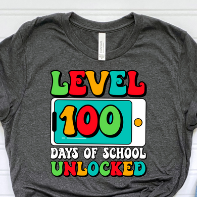 Level 100 Unlocked DTF Print