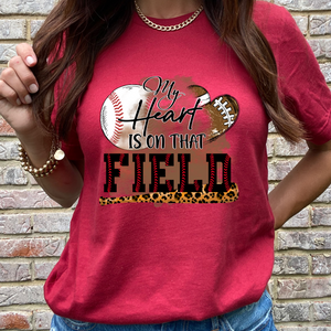 My Heart is on that Field DTF Print