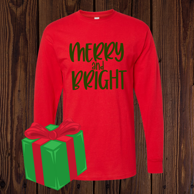 Green Merry and Bright DTF Print