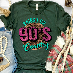 Raised on 90's Country 1 DTF Print