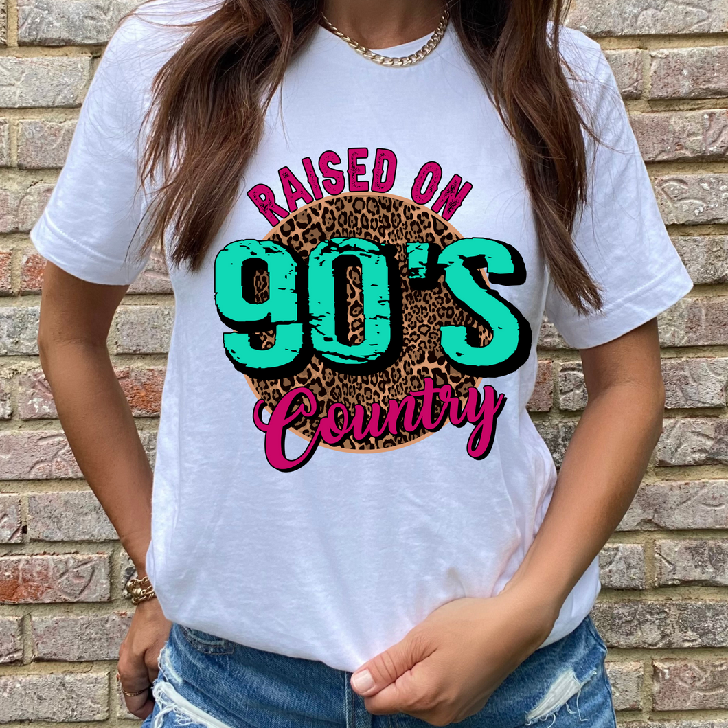 Raised on 90's Country 2 DTF Print