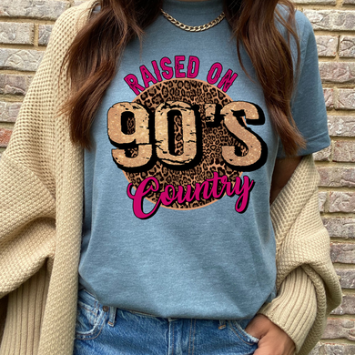 Raised on 90's Country 3 DTF Print