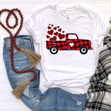 Load image into Gallery viewer, Plaid Love Truck DTF Print