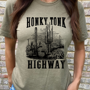 Honky Tonk Highway DTF Print