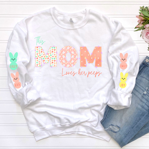 This Mama Loves Her Peeps Customizable DTF Print