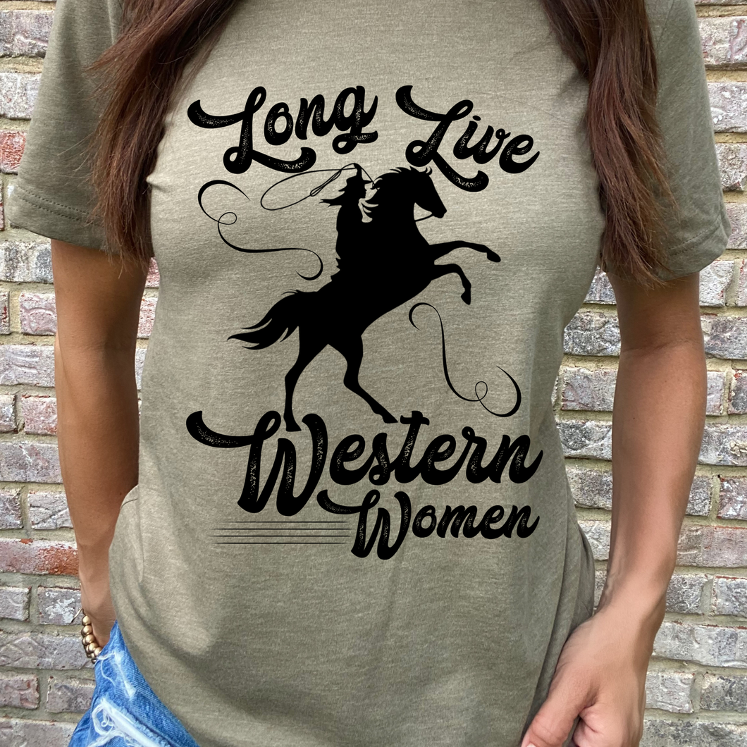 Long Live Western Women DTF Print