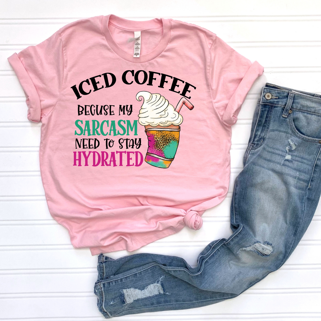 Iced Coffee DTF Print